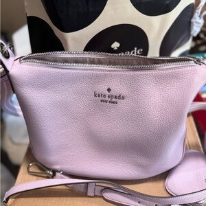 Kate Spade Pink Crossbody Bag with Minimalist Design